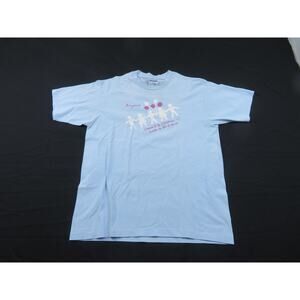 Arizona Commit to Children Links to Future Blue T-Shirt Sz XL 1980s